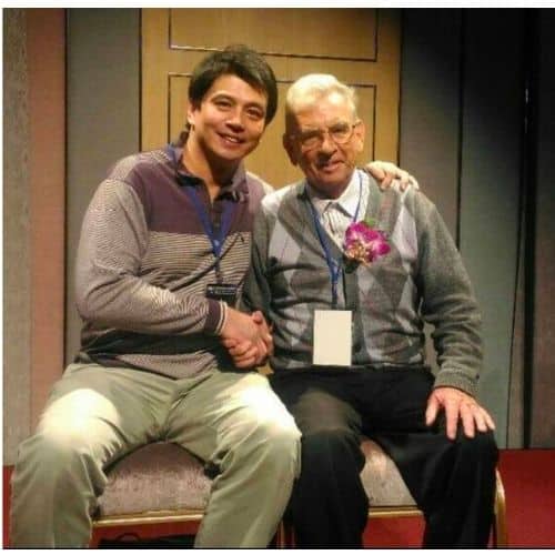 Group photo of Josef Eugster and Johann-Fr. Josef's Method of Reflexology team
